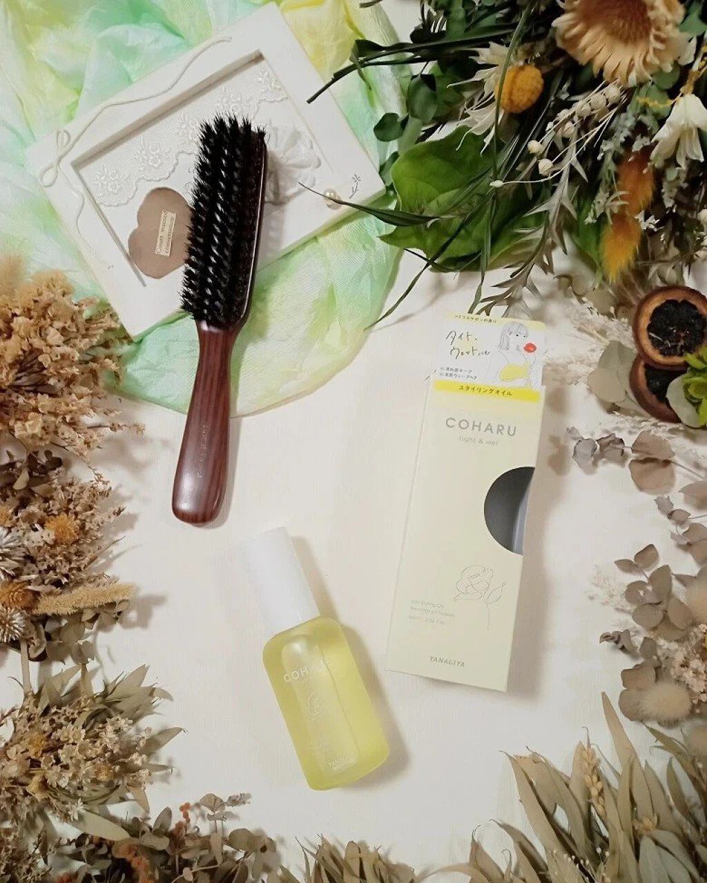 スタイリングオイル<タイト＆ウェット>/COHARU/ヘアオイルを使ったクチコミ（1枚目）