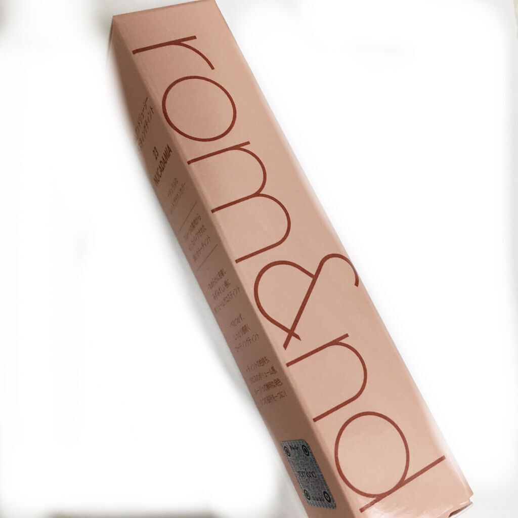 ジューシーラスティングティント/rom&nd/リップティントを使ったクチコミ（1枚目）