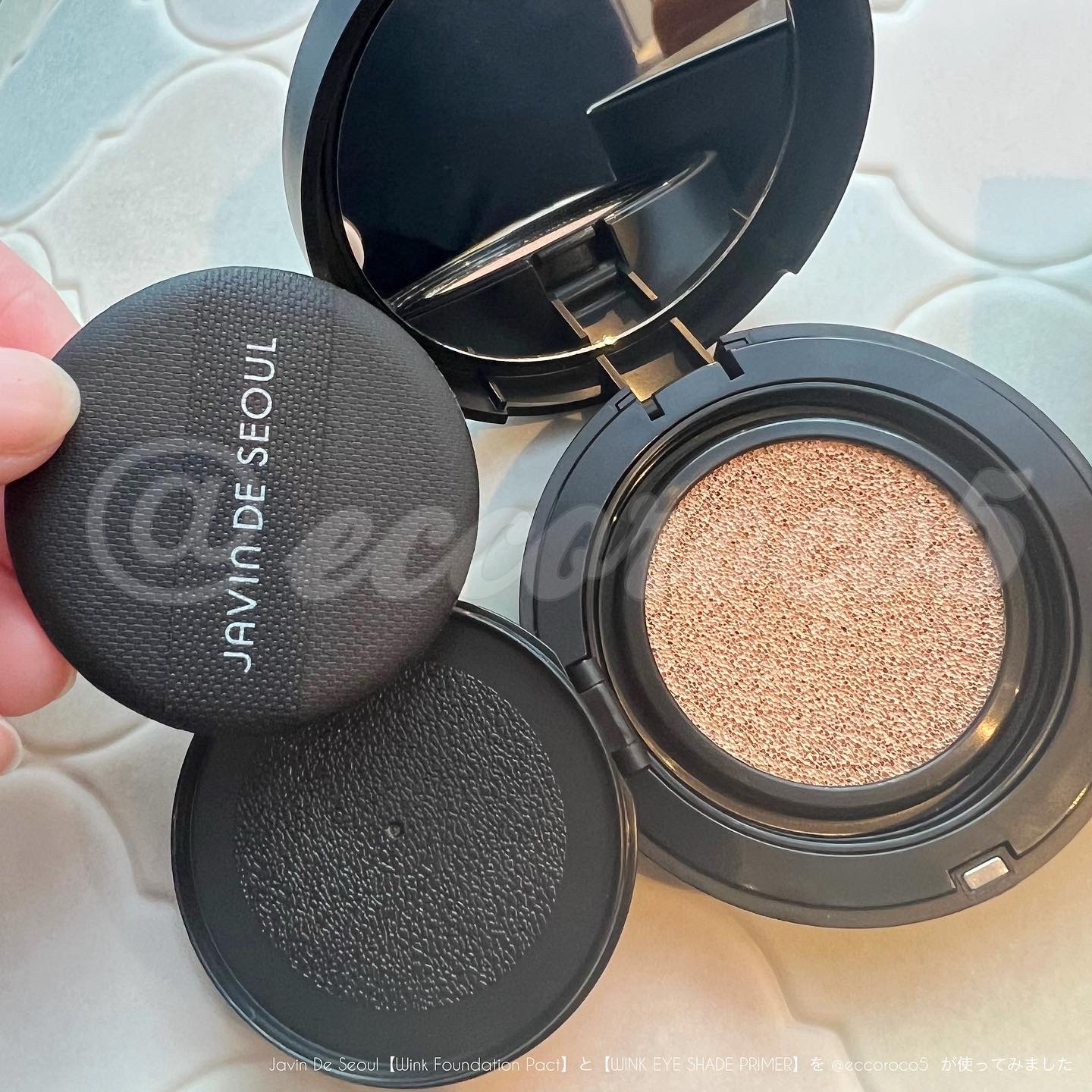 ジャビンドゥソウル ウインクファンデーションパクト/Javin De Seoul/クッションファンデーションを使ったクチコミ（3枚目）