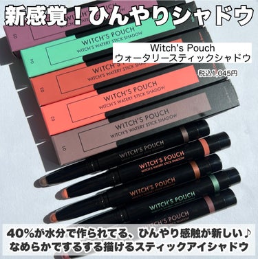 ウォータリースティックシャドウ 03 コッパーブラウン/Witch's Pouch/ジェル・クリームアイシャドウを使ったクチコミ（2枚目）