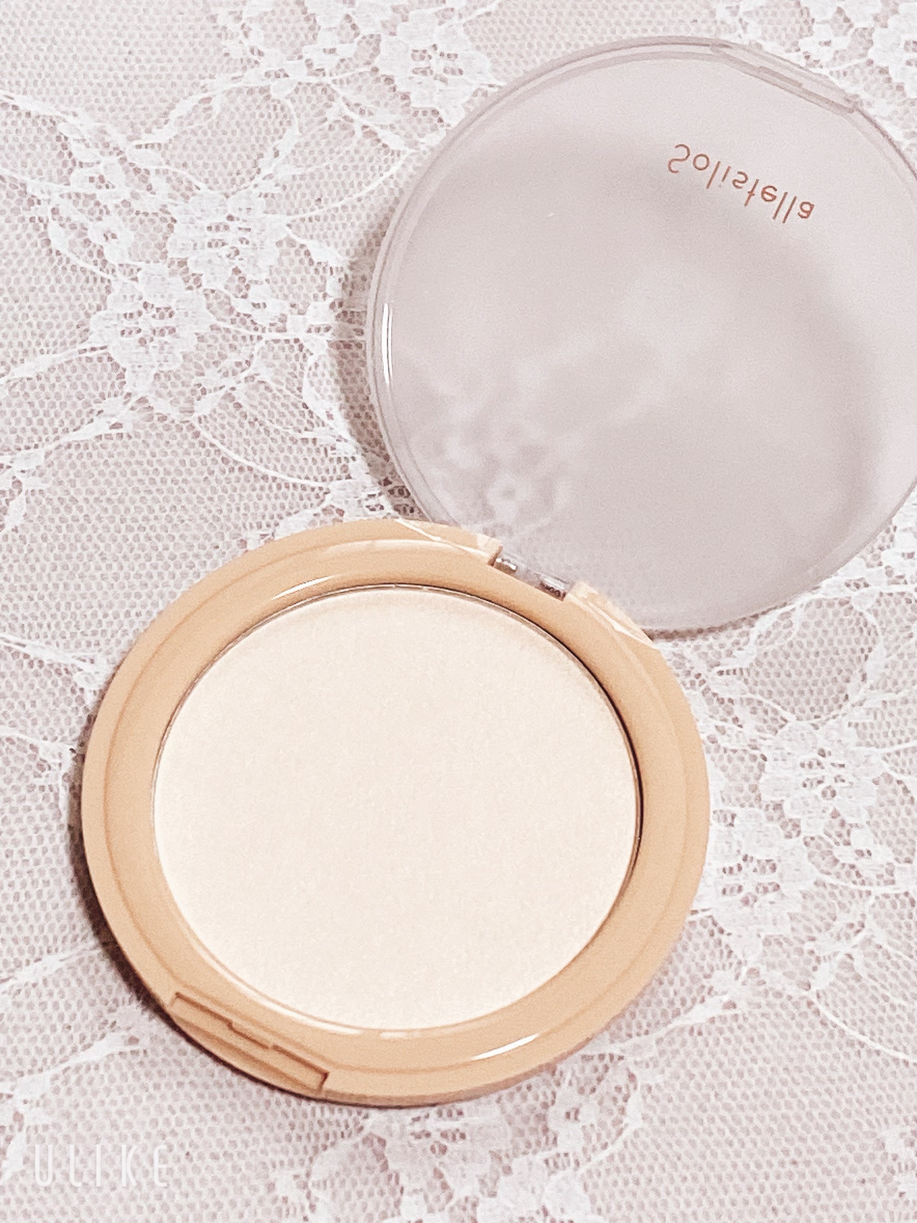 Solistella フェイスパウダー ベージュパール/SHOBIDO/プレストパウダーを使ったクチコミ（2枚目）