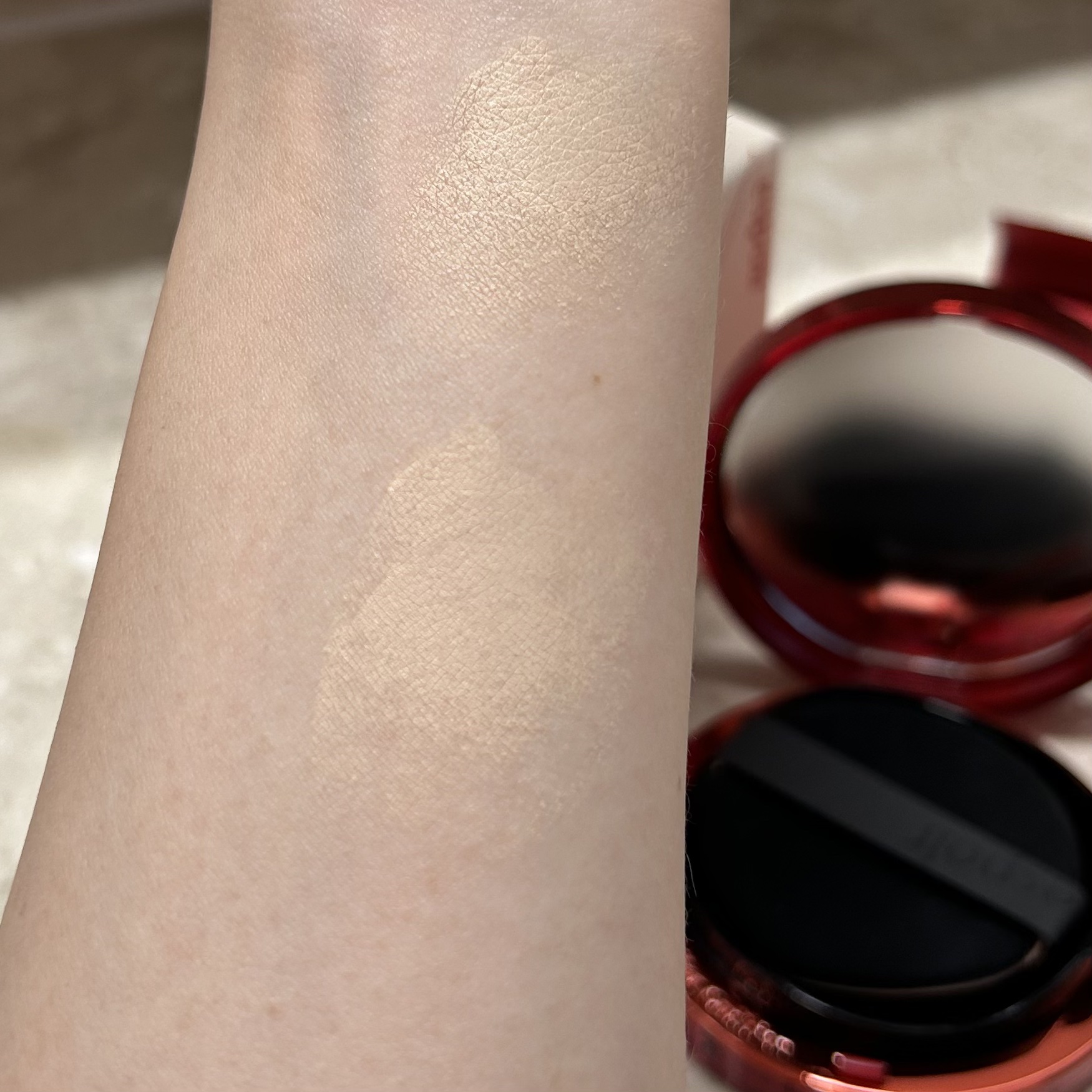 プロテーラービーベルベットカバークッション/espoir/クッションファンデーションを使ったクチコミ（3枚目）