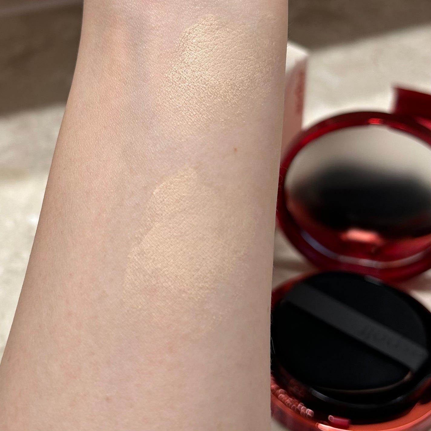 プロテーラービーベルベットカバークッション/espoir/クッションファンデーションを使ったクチコミ(3枚目)