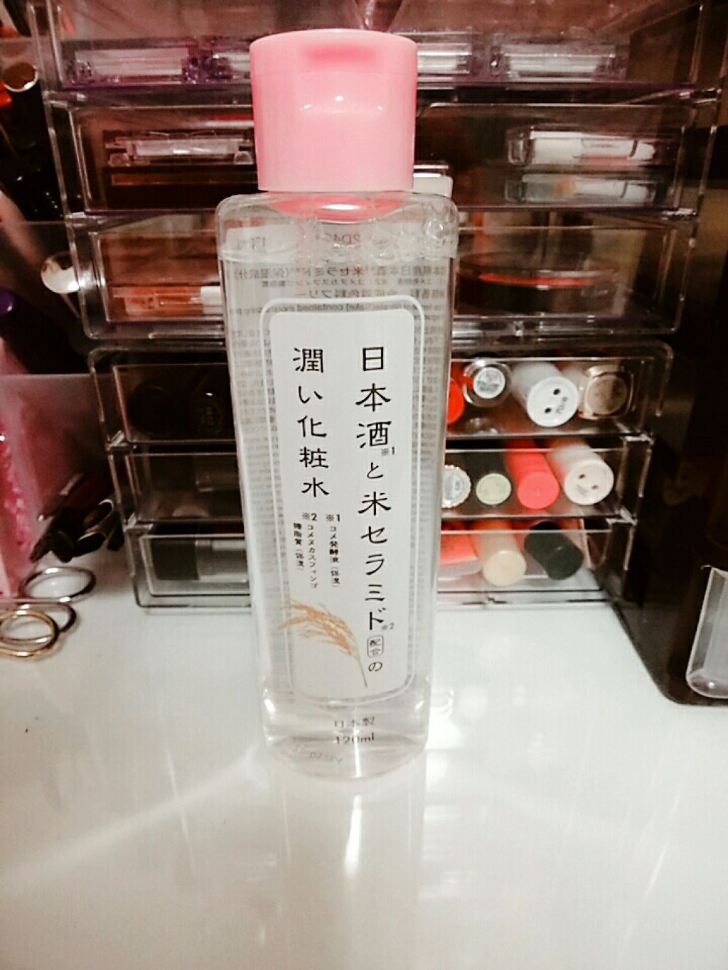 日本酒と米セラミド配合の潤い化粧水/DAISO/化粧水を使ったクチコミ(1枚目)