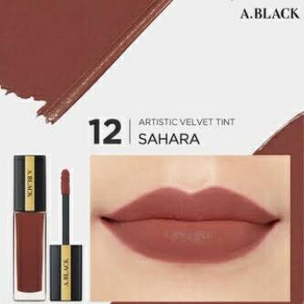 アーティスティックベルベットティント/A.BLACK/リップティントを使ったクチコミ(2枚目)