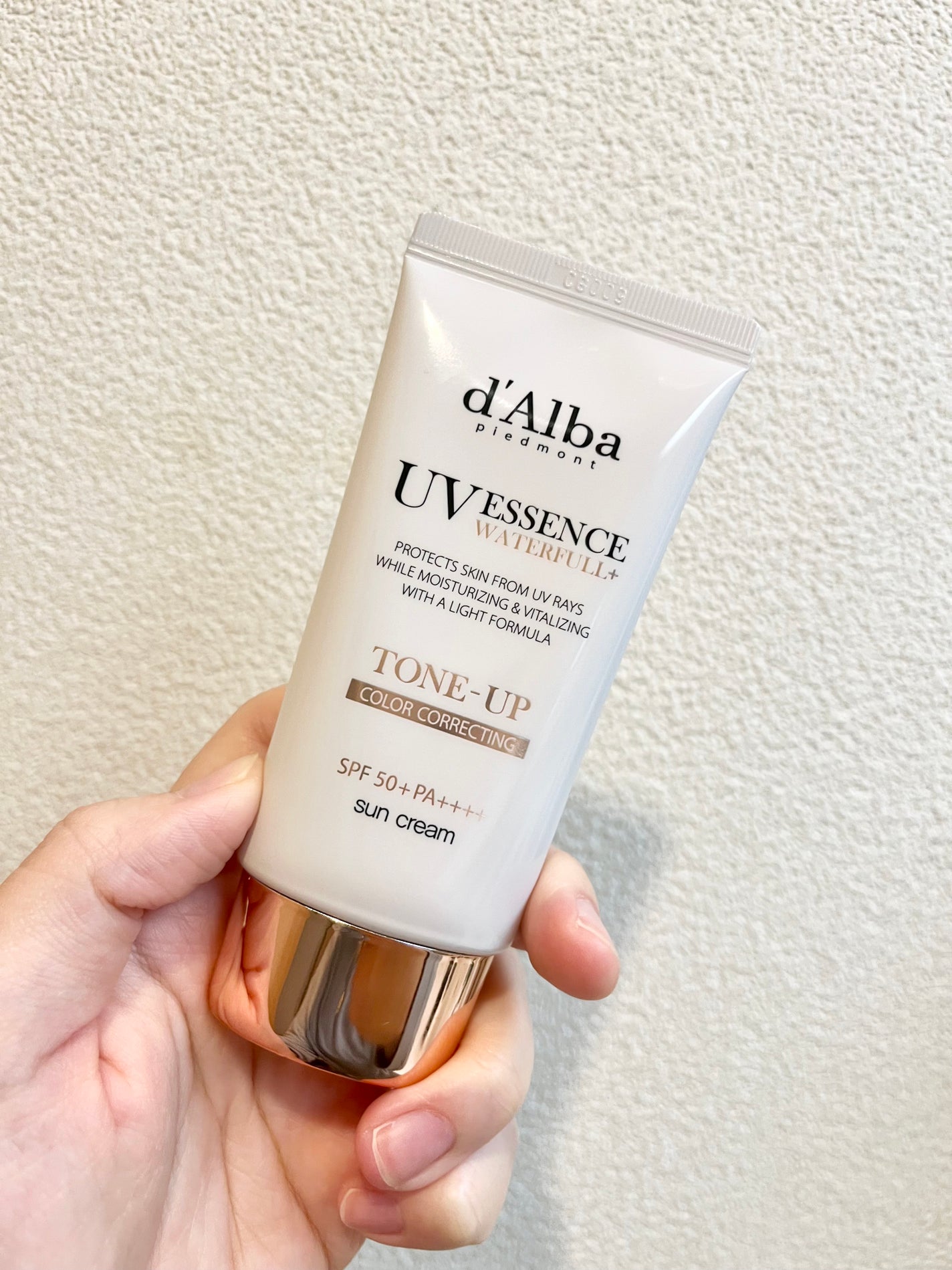 ウォータフルトーンアップサンクリーム/ダルバ/日焼け止めクリームを使ったクチコミ(1枚目)