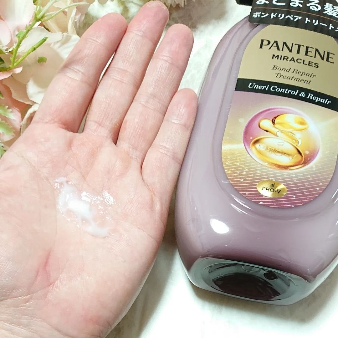ミラクルズ うねりコントロール&リペア ボンドリペア シャンプー/トリートメント/パンテーン/市販シャンプーを使ったクチコミ(4枚目)