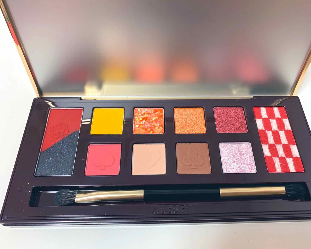 アリスドリームランドシリーズ 12色アイシャドウパレット（ZEESEA×大英博物館）/ZEESEA/アイシャドウパレットを使ったクチコミ（2枚目）