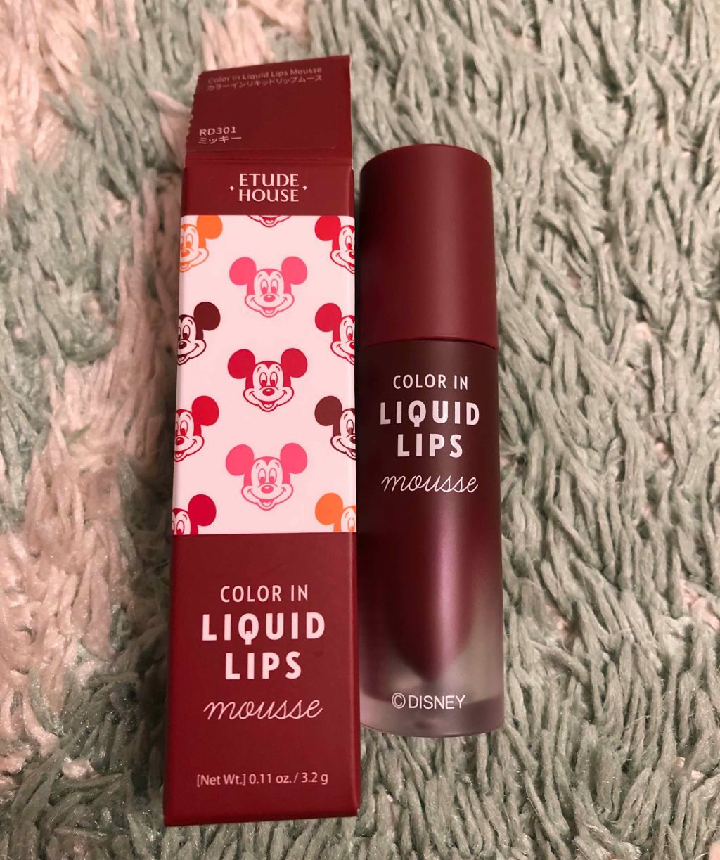 ベリーデリシャス カラーイン リキッドリップジューシー/ETUDE/口紅を使ったクチコミ(2枚目)