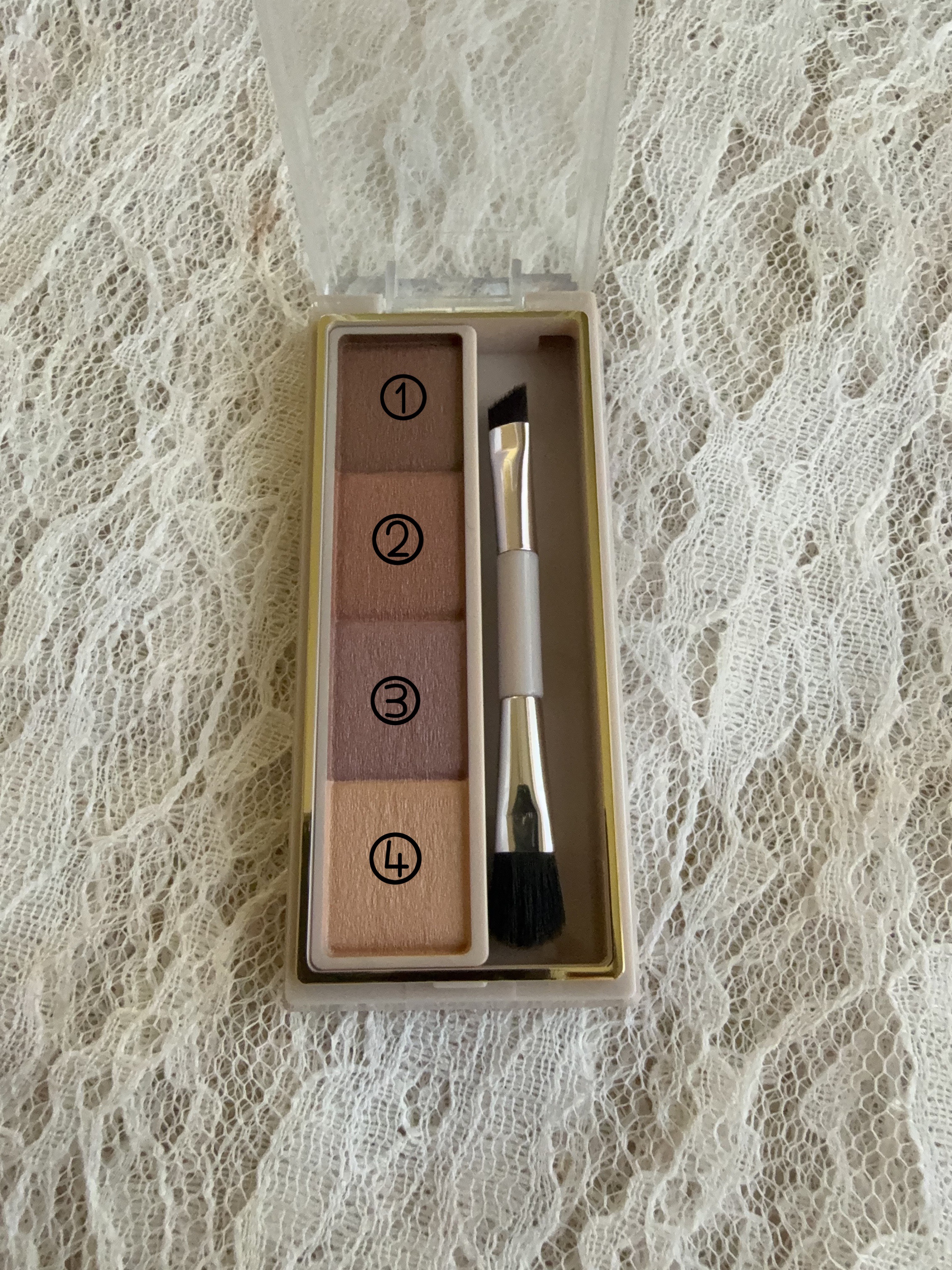 カラーエディットパウダーブロウ/excel/パウダーアイブロウを使ったクチコミ（3枚目）