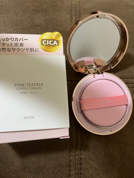 ピンクティーツリーカバークッション/APLIN/クッションファンデーションを使ったクチコミ(2枚目)