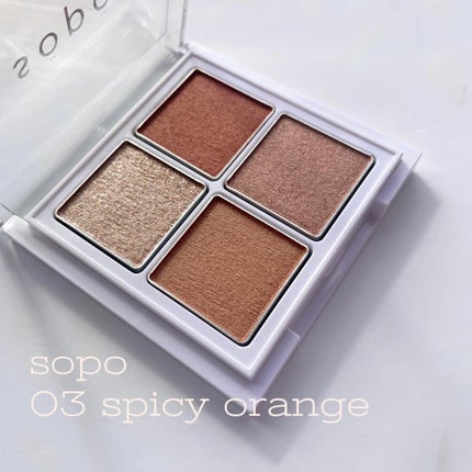 アイパレット/sopo/アイシャドウパレットを使ったクチコミ(1枚目)