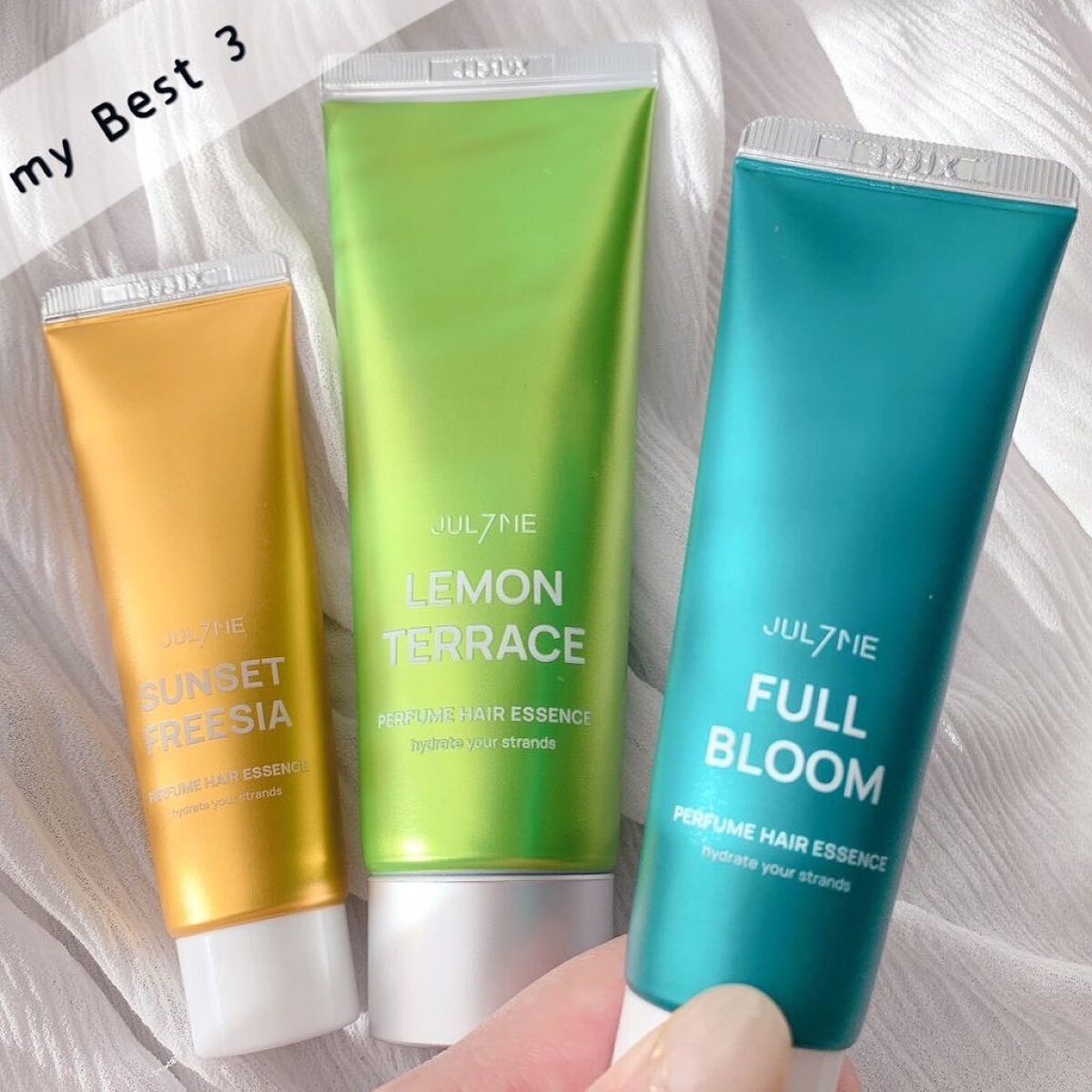 パフュームヘアエッセンス/JUL7ME/ヘアトリートメントを使ったクチコミ（3枚目）
