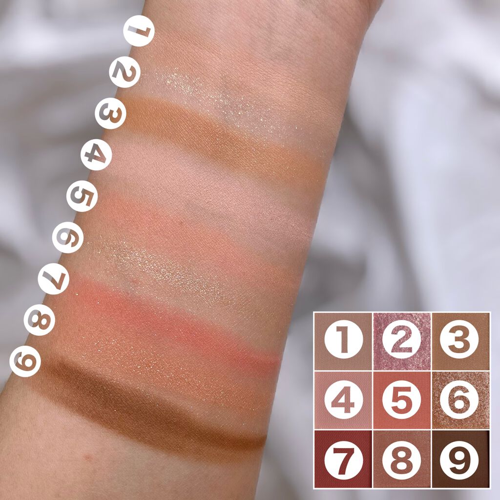 ワンピックアイシャドウパレット 01 ピンクコーラル/APLIN/アイシャドウパレットを使ったクチコミ（2枚目）