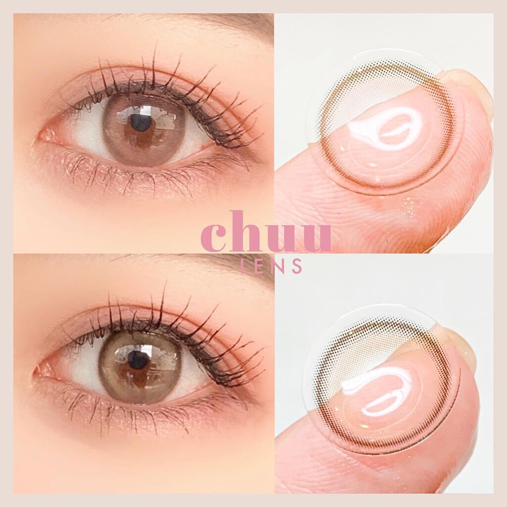 chuuLENS Milk&Tea 1day/chuu LENS/ワンデー（１DAY）カラコンを使ったクチコミ（1枚目）