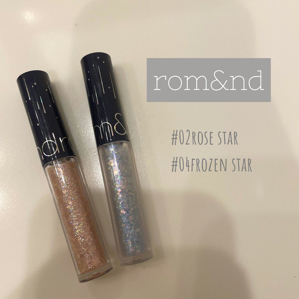 リキッド グリッター シャドウ/rom&nd/グリッターを使ったクチコミ（1枚目）