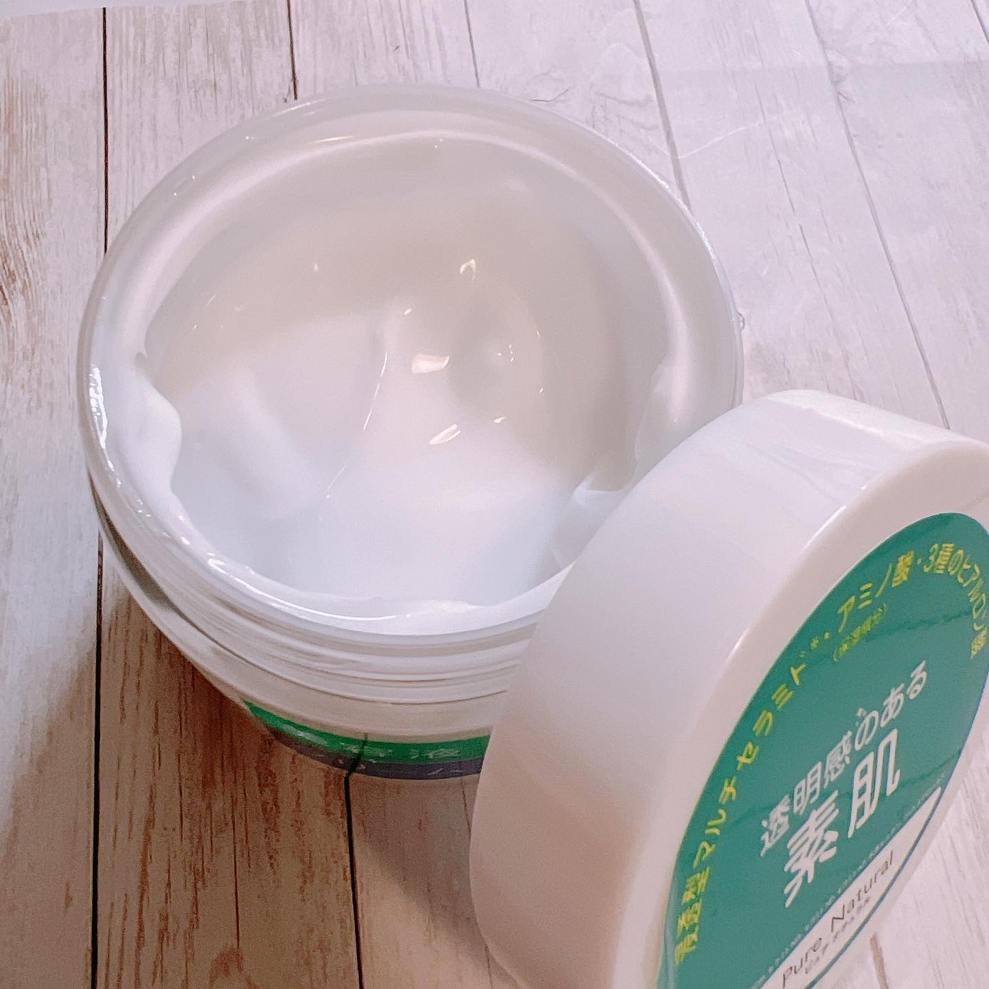 ピュア ナチュラル クリームエッセンス モイスト/pdc/オールインワン化粧品を使ったクチコミ（3枚目）