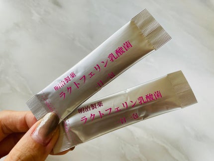 ラクトフェリン乳酸菌/明治製薬/健康サプリメントを使ったクチコミ(3枚目)
