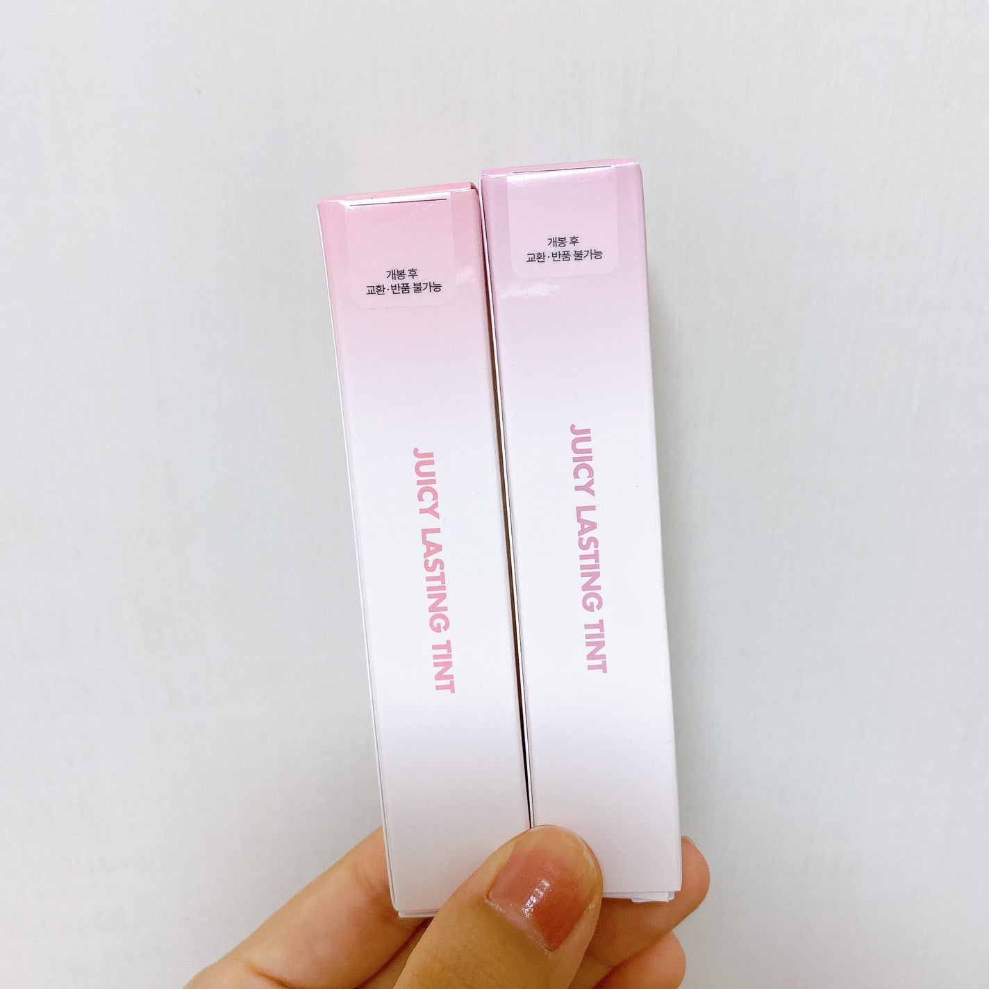 ジューシーラスティングティント/rom&nd/リップティントを使ったクチコミ(5枚目)