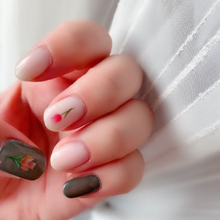 しずくネイルシール/キャンドゥ/ネイルシールを使ったクチコミ(2枚目)