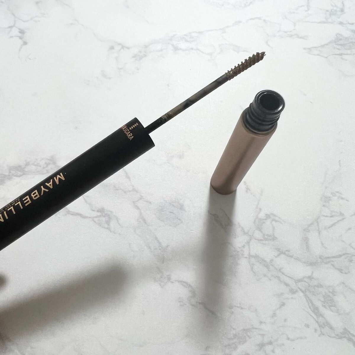 ブロウインク カラーティントデュオ/MAYBELLINE NEW YORK/眉ティントを使ったクチコミ（3枚目）