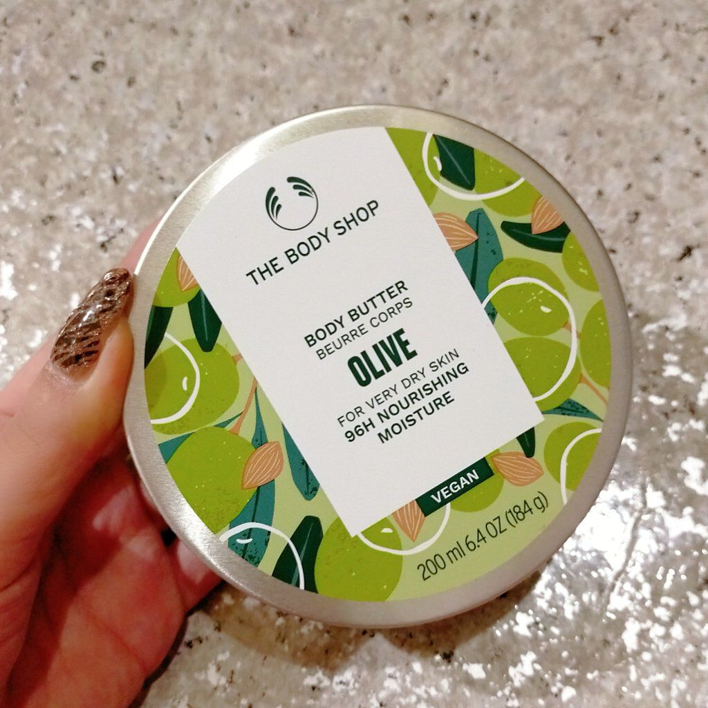 ボディバター オリーブ/THE BODY SHOP/ボディクリームを使ったクチコミ（2枚目）