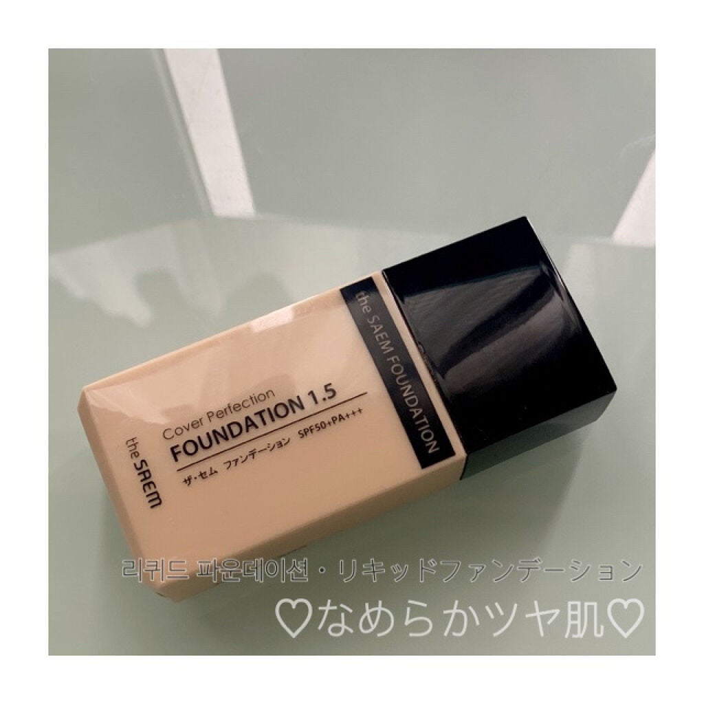 ザ・セム CPファンデーション/the SAEM/リキッドファンデーションを使ったクチコミ(1枚目)