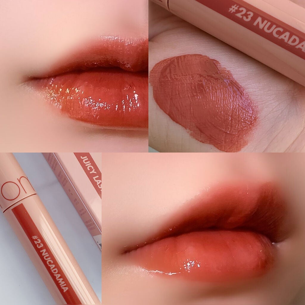 ジューシーラスティングティント/rom&nd/リップティントを使ったクチコミ(5枚目)