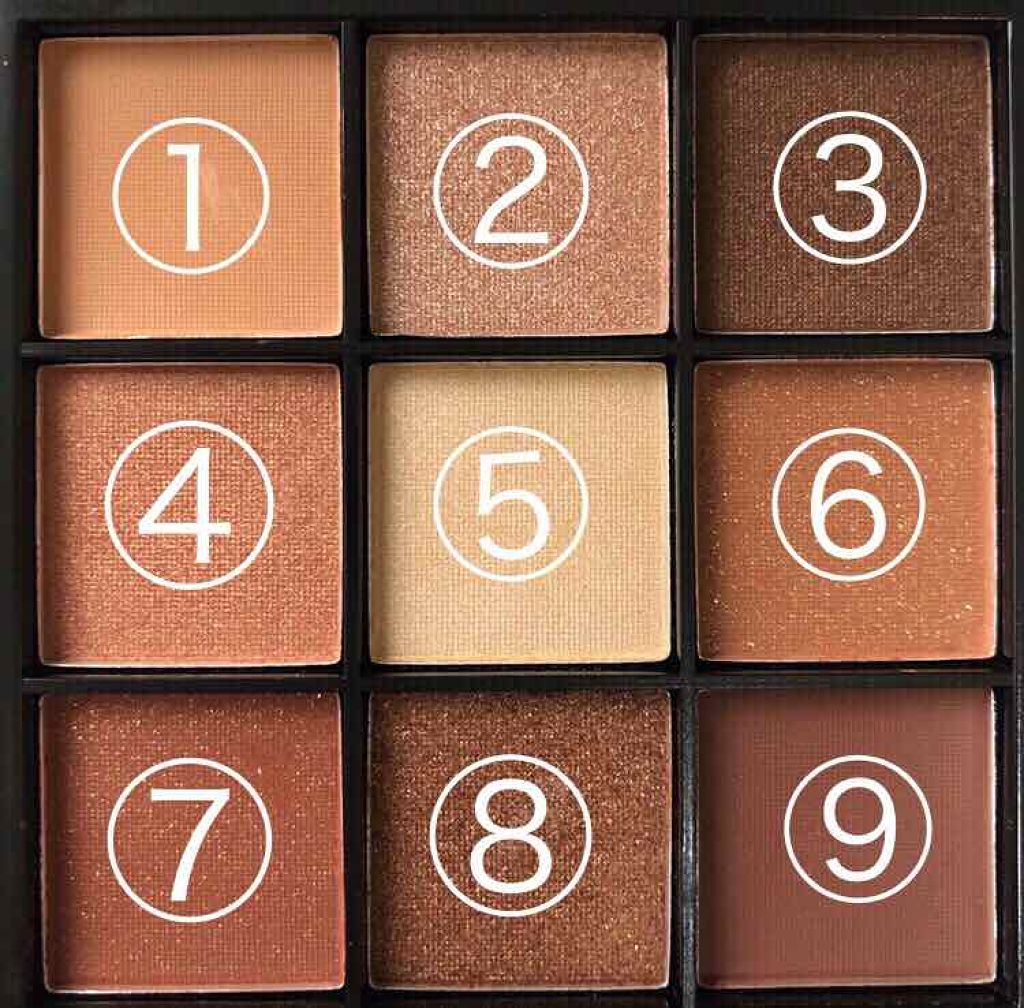 UR GLAM BLOOMING EYE COLOR PALETTE/U R GLAM/アイシャドウパレットを使ったクチコミ(2枚目)