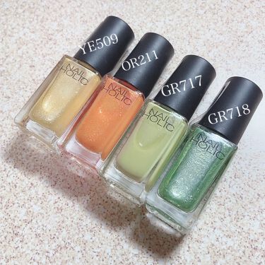 ネイルホリック ネイルホリックの口コミ 購入品 ネイルホリックジューシーカラーの新 By Yukiko ゆき姉 敏感肌 Lips
