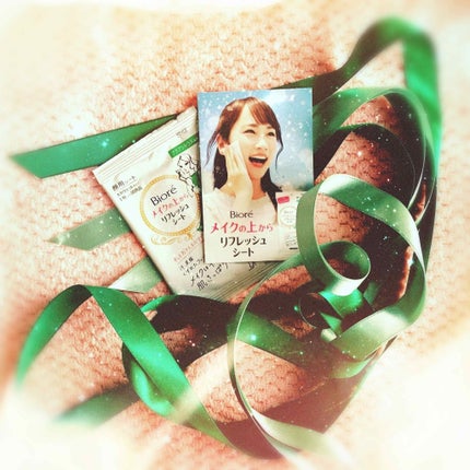 メイクの上からリフレッシュシート/ビオレ/フェイスシートを使ったクチコミ(1枚目)