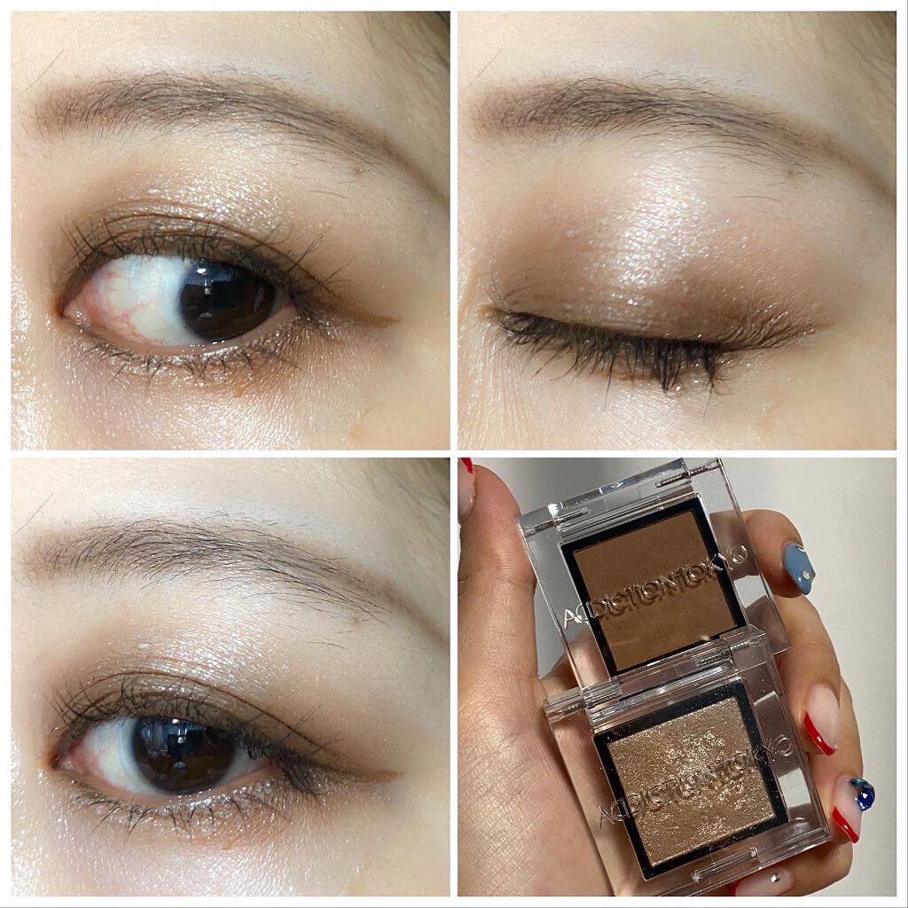 アディクション ザ アイシャドウ パール/ADDICTION/単色アイシャドウを使ったクチコミ(4枚目)