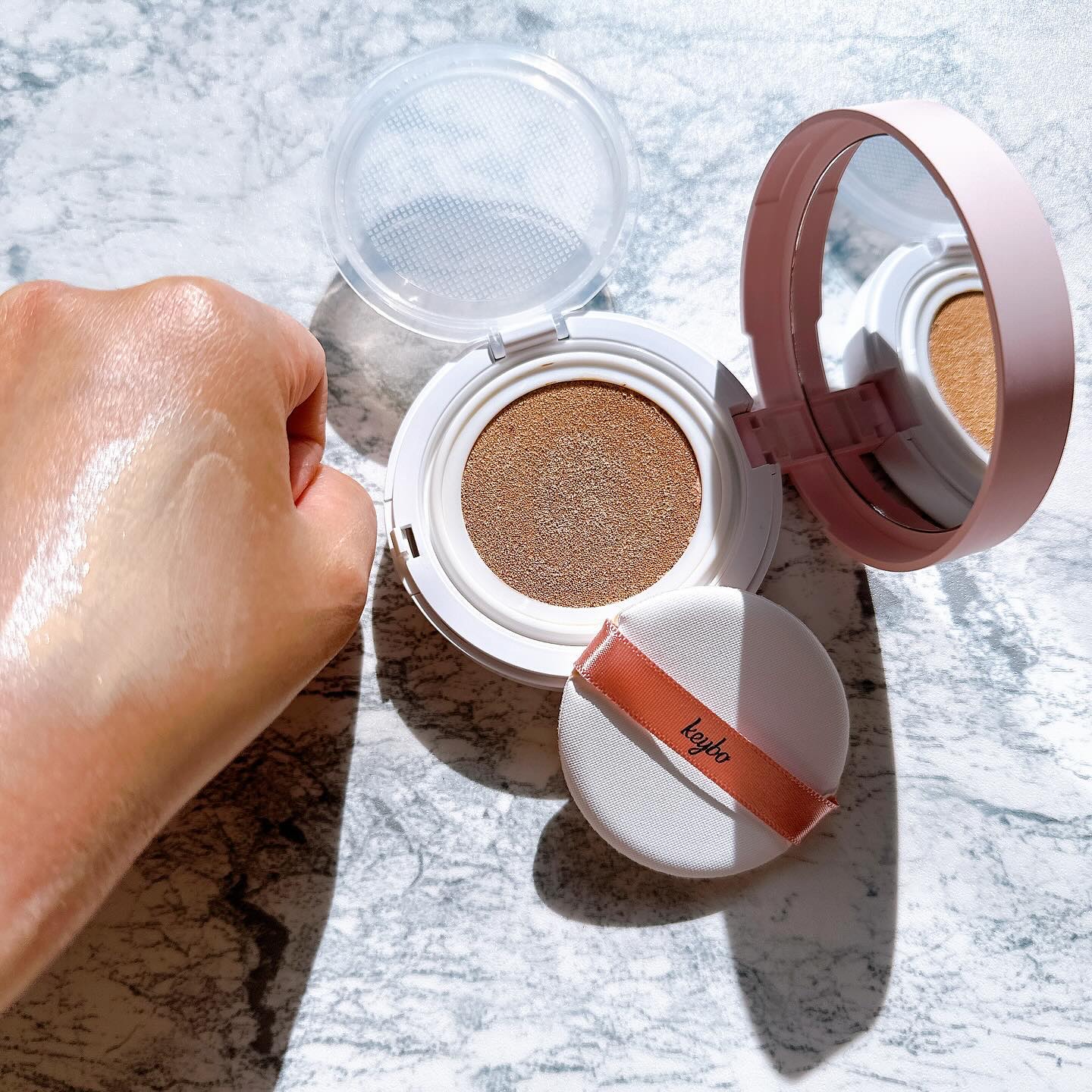 F5 リフレッシュクッション/keybo/クッションファンデーションを使ったクチコミ（2枚目）