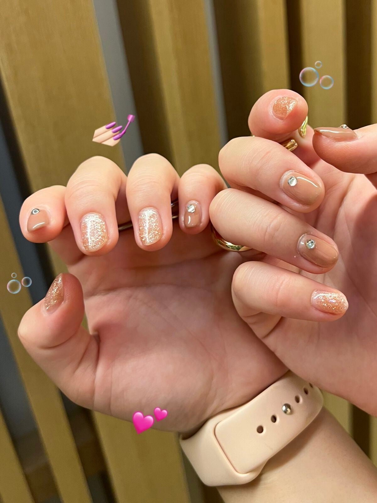 パル カラージェル/キャンドゥ/ジェルネイルを使ったクチコミ(2枚目)