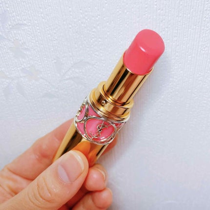 ルージュ ヴォリュプテ シャイン/YVES SAINT LAURENT BEAUTE/口紅を使ったクチコミ(2枚目)