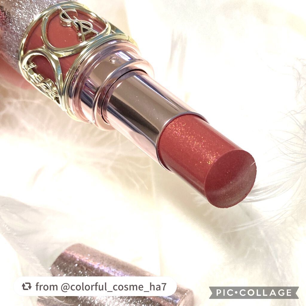 ルージュ ヴォリュプテ シャイン/YVES SAINT LAURENT BEAUTE/口紅を使ったクチコミ(2枚目)