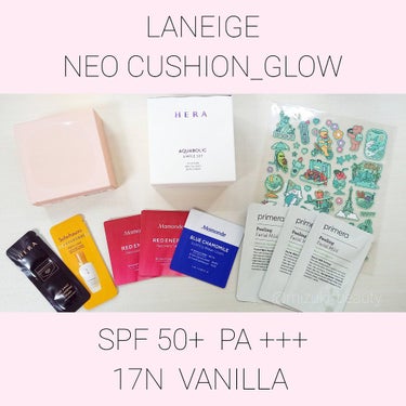 ネオクッション グロウ 17N/LANEIGE/クッションファンデーションを使ったクチコミ（1枚目）