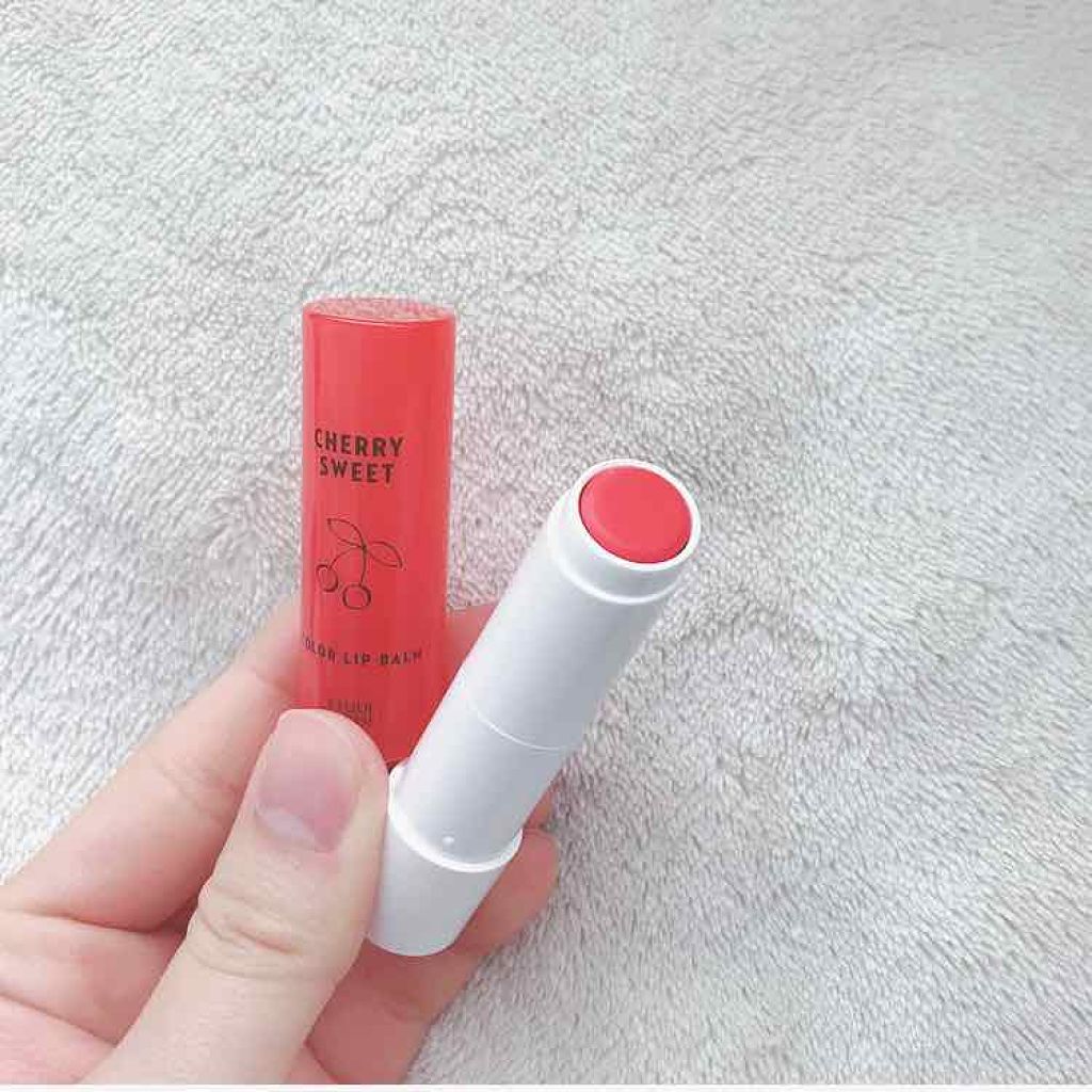 チェリースイート カラーリップバーム/ETUDE/口紅を使ったクチコミ(2枚目)