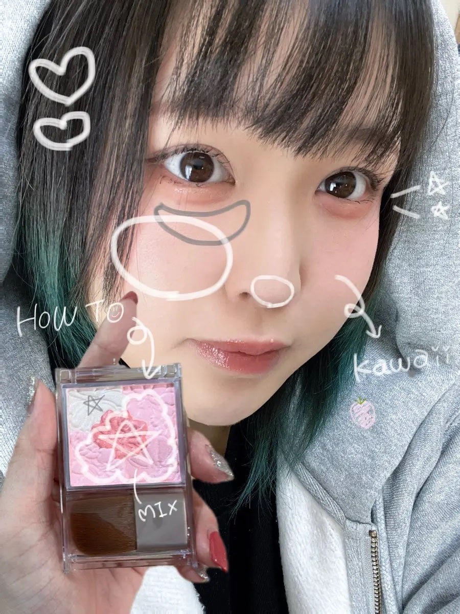 グロウフルールチークス/キャンメイク/パウダーチークを使ったクチコミ(2枚目)