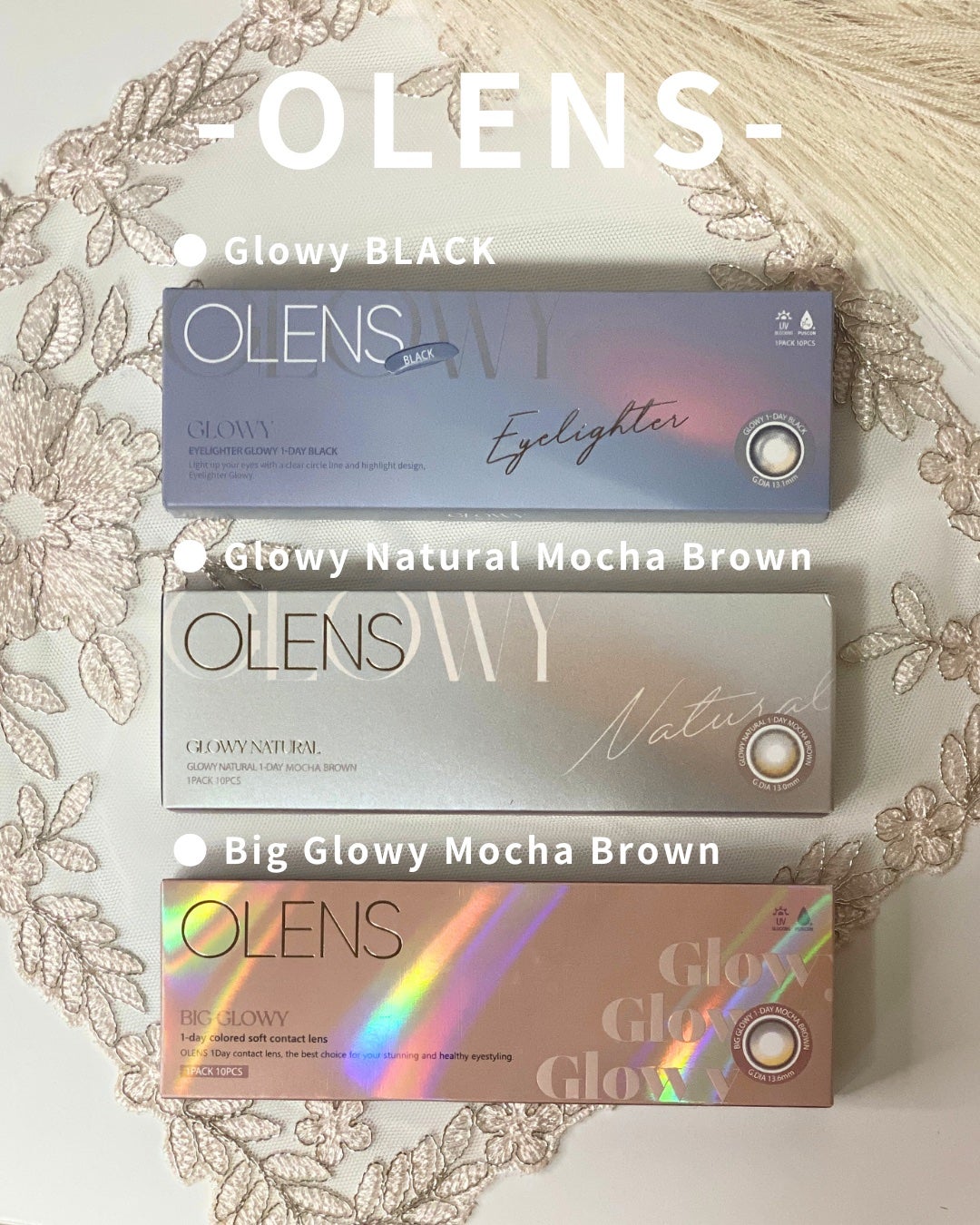 Glowy 1day/OLENS/ワンデー(1DAY)カラコンを使ったクチコミ(2枚目)