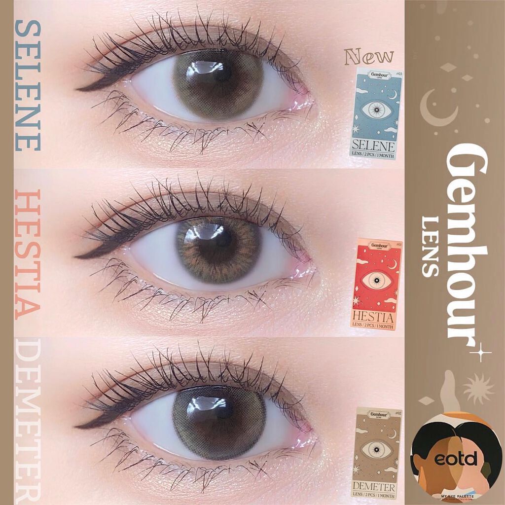 DEMETER/Gemhour lens/カラーコンタクトレンズを使ったクチコミ（1枚目）