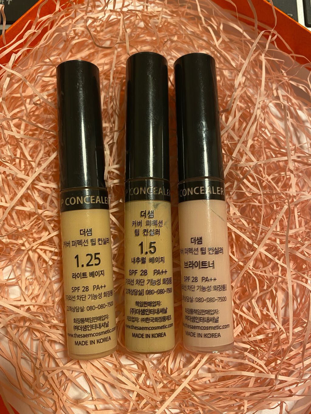 カバーパーフェクション チップコンシーラー/the SAEM/リキッドコンシーラーを使ったクチコミ(4枚目)