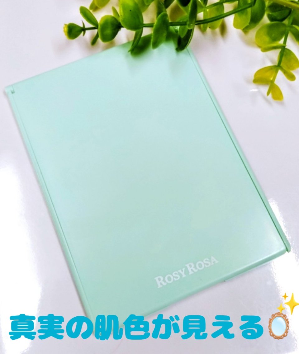 リアルックミラー 通常サイズ ミントグリーン(限定)/ロージーローザ/その他化粧小物を使ったクチコミ（1枚目）