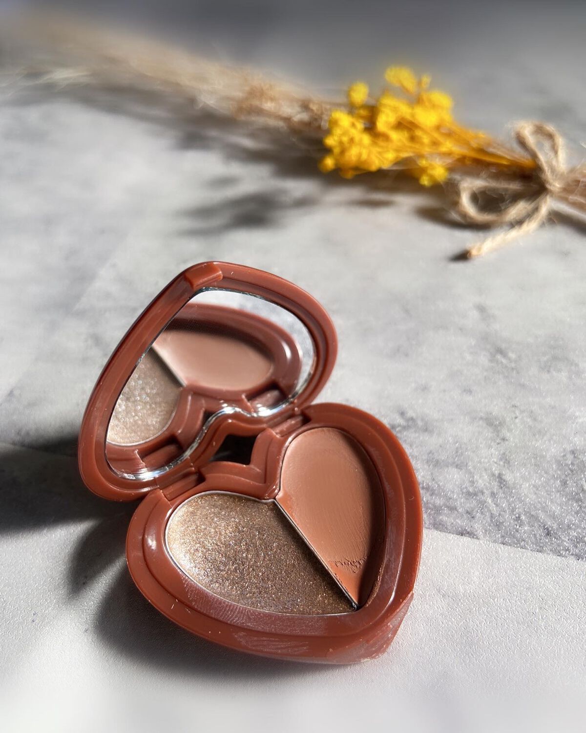 マルチハートカラー リッチブラウン/Melliesh/ジェル・クリームチークを使ったクチコミ（3枚目）