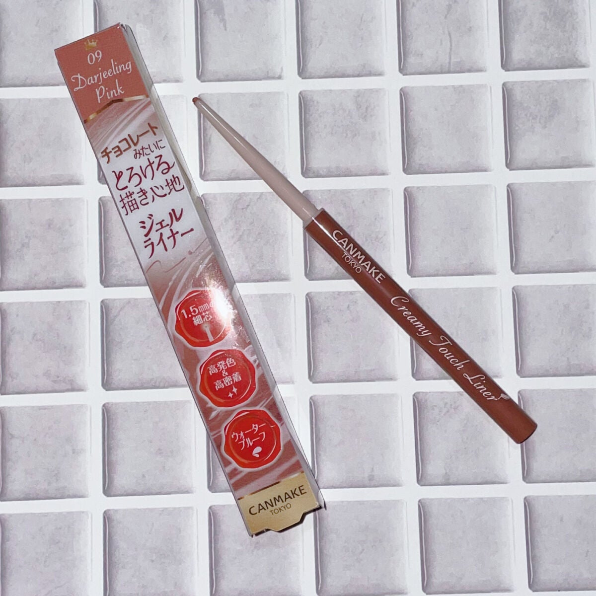 クリーミータッチライナー/キャンメイク/ジェルアイライナーを使ったクチコミ(1枚目)