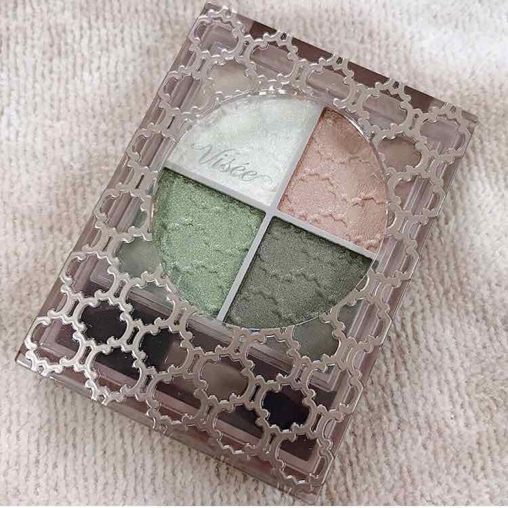 グロッシーリッチ アイズ N GR-7 ウォームカーキ系/Visée/アイシャドウパレットを使ったクチコミ（3枚目）