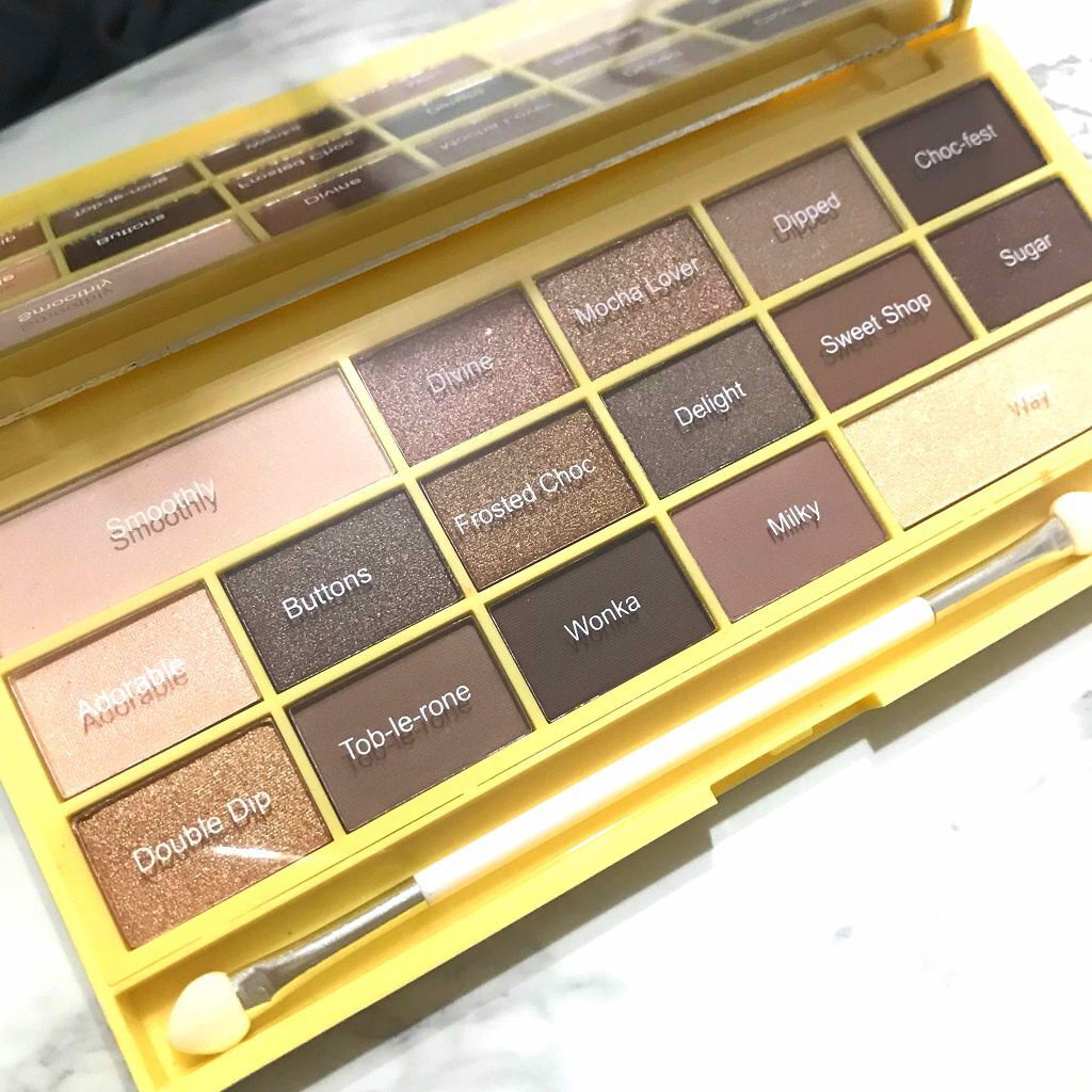 アイラブチョコレート/MAKEUP REVOLUTION/アイシャドウパレットを使ったクチコミ（2枚目）