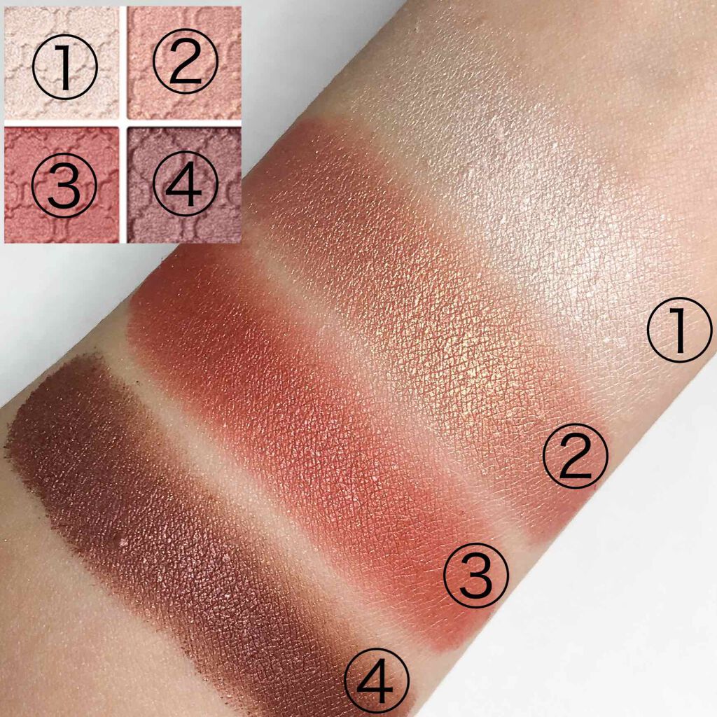 グロッシーリッチ アイズ N/Visée/アイシャドウパレットを使ったクチコミ（3枚目）