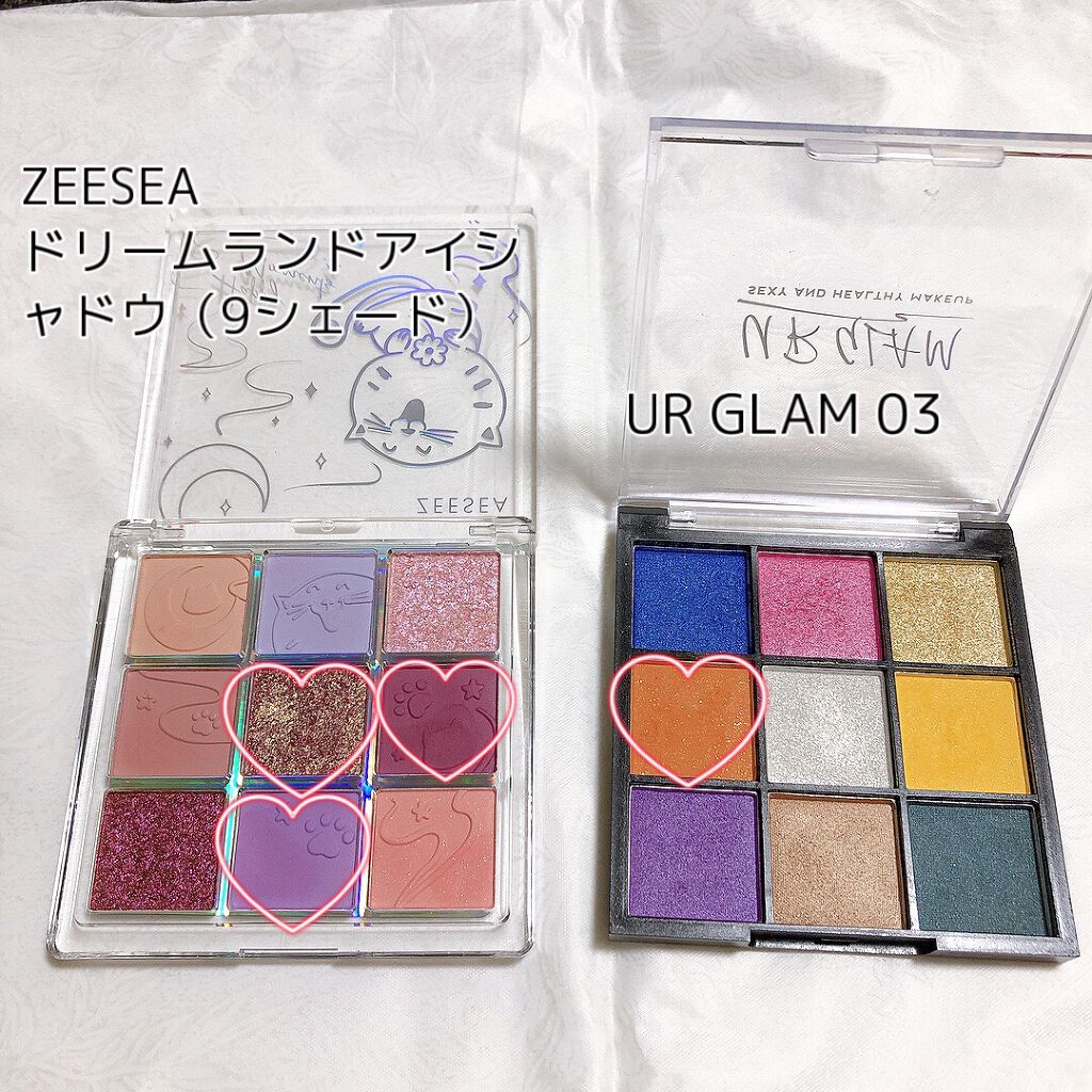 UR GLAM　BLOOMING EYE COLOR PALETTE/U R GLAM/アイシャドウパレットを使ったクチコミ（2枚目）