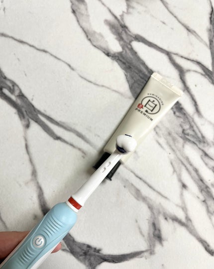 歯磨き堂 薬用ホワイトニングペースト プレミアム/歯磨き堂/歯磨き粉を使ったクチコミ(2枚目)